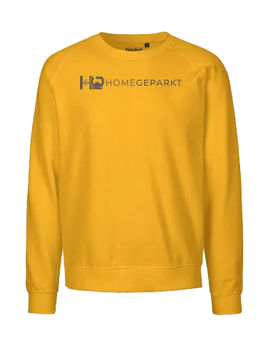 Homegeparkt Schrift & Logo - Fairtrade Sweatshirt