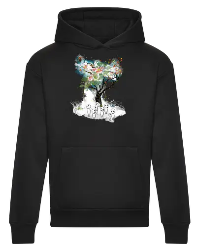 Kodamas a la Hokusai