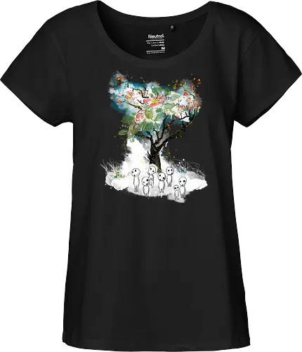 Kodamas a la Hokusai