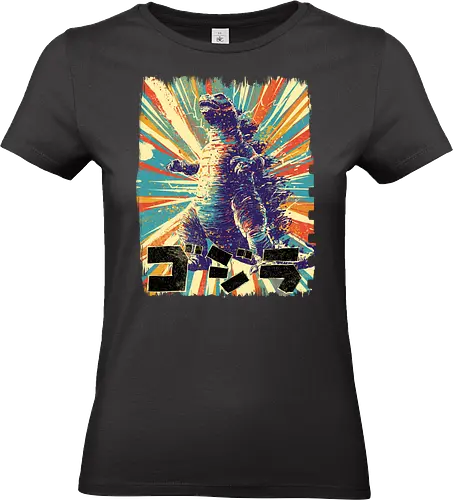 PopZilla - kaijus, gozilla, king pof monsters, japan pop culture, scifi movies, classic movie - Standard T-Shirt (Frauen)