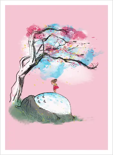 The nap under a sakura tree