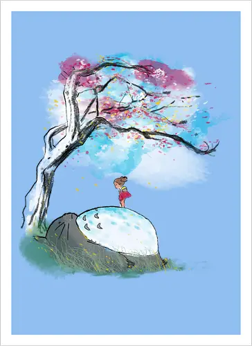 The nap under a sakura tree