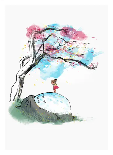 The nap under a sakura tree