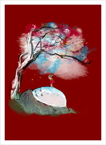 The nap under a sakura tree