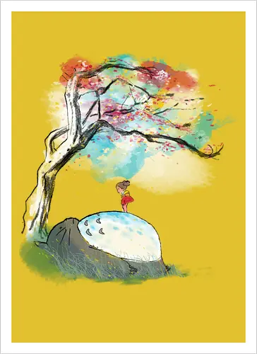 The nap under a sakura tree