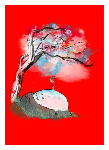 The nap under a sakura tree