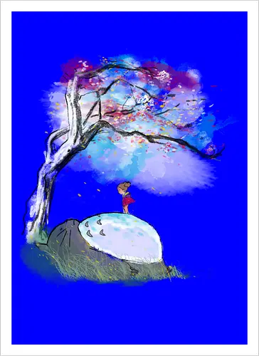 The nap under a sakura tree