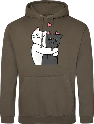 Cute Cats Hugs with Love 