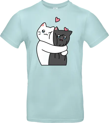 Cute Cats Hugs with Love 