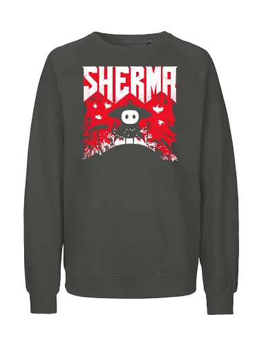 Sherma Slayer - Sherma, silksong, silk song, cute, doom, doom slayer, mash up, Bug Knight - Fairtrade Sweatshirt