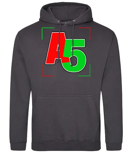 Ash5ive - Logo Ecken - ash5ive, ash5, ashfive, youtube, tip tap tube, echtso, merch, merchandise - Standard Hoodie