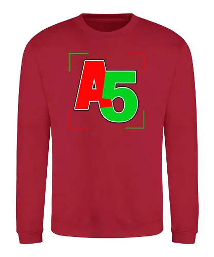 Ash5ive - Logo Ecken - ash5ive, ash5, ashfive, youtube, tip tap tube, echtso, merch, merchandise - Sweatshirt