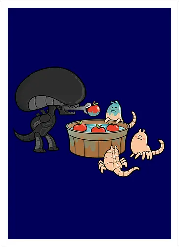 Xenomorph Party Games: Apple Catching