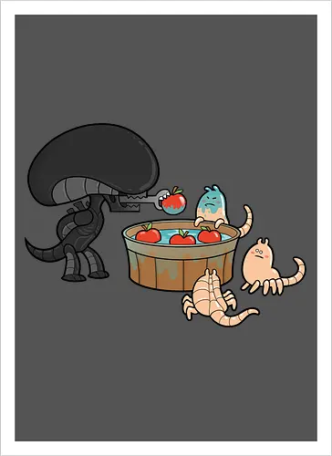 Xenomorph Party Games: Apple Catching