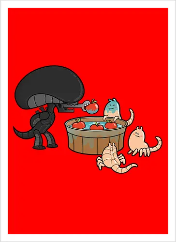 Xenomorph Party Games: Apple Catching