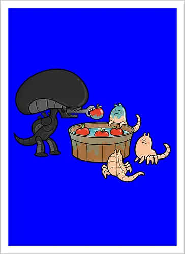 Xenomorph Party Games: Apple Catching