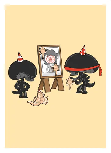 Xenomorph Party Games: Pin The Human