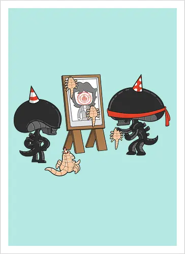 Xenomorph Party Games: Pin The Human