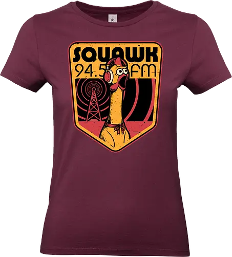 Chicken Radio TV Show - Rubber Duck, Duck, Tv Show, Rpg, Radio, Music, 80s, Badge, Retro, Retro Vintage, Vintage, Halloween, Classic Movie, Classic, Rock And Roll, Rock N Roll, Mascot, Meme, memes - Standard T-Shirt (Frauen)