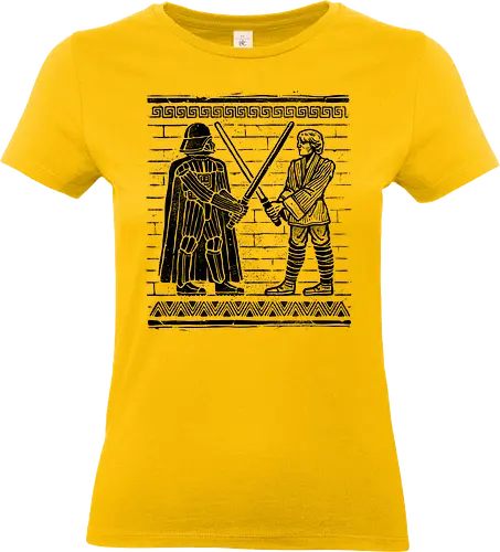 Galactic Glyph - Film, movie, galactic, galaxy, science fiction, sci-fi, space, glyph, hieroglyphic - Standard T-Shirt (Frauen)