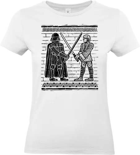 Galactic Glyph - Film, movie, galactic, galaxy, science fiction, sci-fi, space, glyph, hieroglyphic - Standard T-Shirt (Frauen)