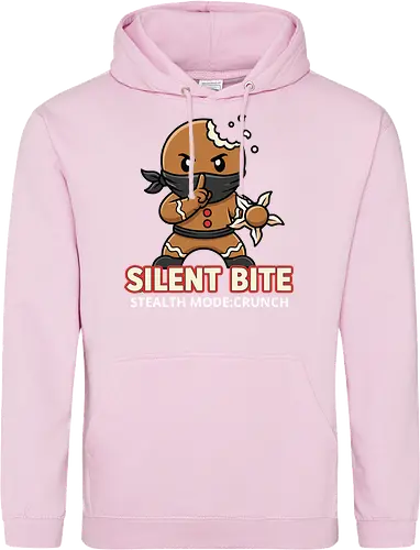 Silent Bite - Stealth Mode: Crunch" Funny Gingerbread Ninja T-Shirt