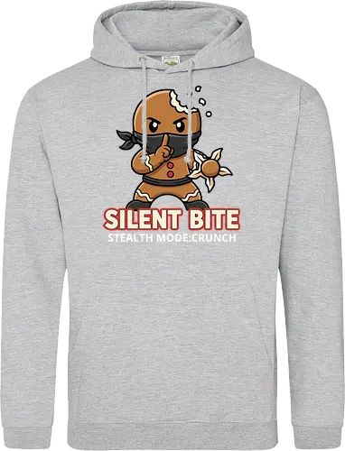 Silent Bite - Stealth Mode: Crunch" Funny Gingerbread Ninja T-Shirt