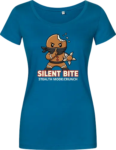Silent Bite - Stealth Mode: Crunch" Funny Gingerbread Ninja T-Shirt