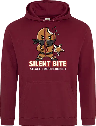 Silent Bite - Stealth Mode: Crunch" Funny Gingerbread Ninja T-Shirt