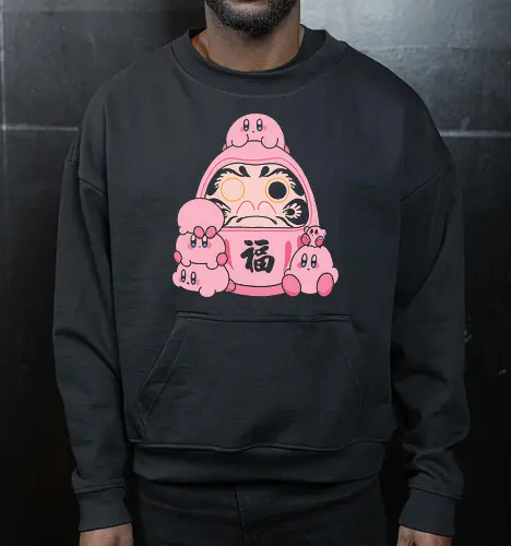 Pink Daruma Doll of Fortune