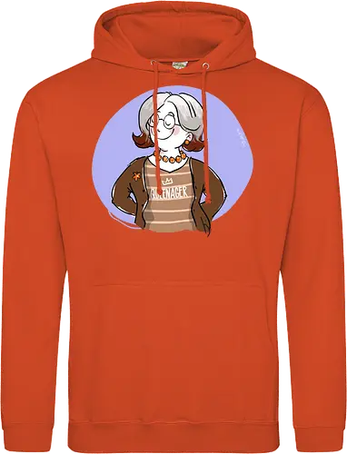 Queenager - Ringelpullisprüche, Ringeldinger, streifenweise, Spruch, Weisheit, Motivation, Ringelpulli, SprücheShirt, Cartoon Illustration, Statement, Handgezeichnet, Humor, Selbstironie, Streifenpulli, Spruchshirt, deutsch - Standard Hoodie