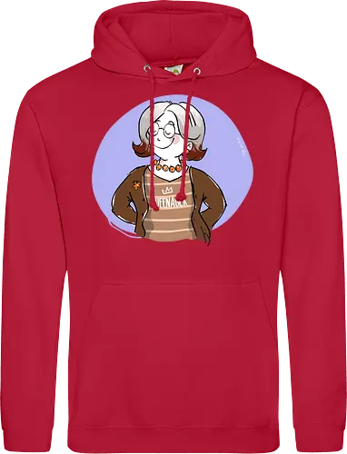 Queenager - Ringelpullisprüche, Ringeldinger, streifenweise, Spruch, Weisheit, Motivation, Ringelpulli, SprücheShirt, Cartoon Illustration, Statement, Handgezeichnet, Humor, Selbstironie, Streifenpulli, Spruchshirt, deutsch - Standard Hoodie