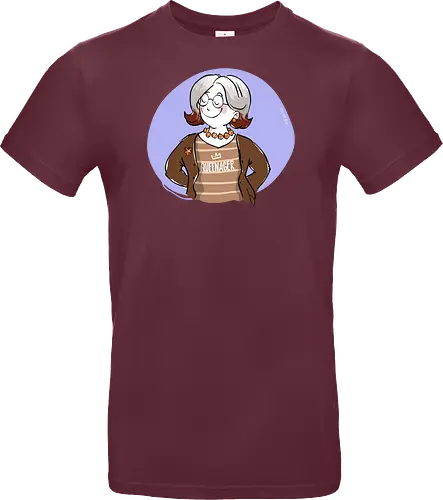 Queenager - Ringelpullisprüche, Ringeldinger, streifenweise, Spruch, Weisheit, Motivation, Ringelpulli, SprücheShirt, Cartoon Illustration, Statement, Handgezeichnet, Humor, Selbstironie, Streifenpulli, Spruchshirt, deutsch - Standard T-Shirt