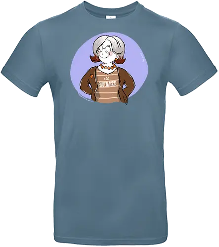 Queenager - Ringelpullisprüche, Ringeldinger, streifenweise, Spruch, Weisheit, Motivation, Ringelpulli, SprücheShirt, Cartoon Illustration, Statement, Handgezeichnet, Humor, Selbstironie, Streifenpulli, Spruchshirt, deutsch - Standard T-Shirt