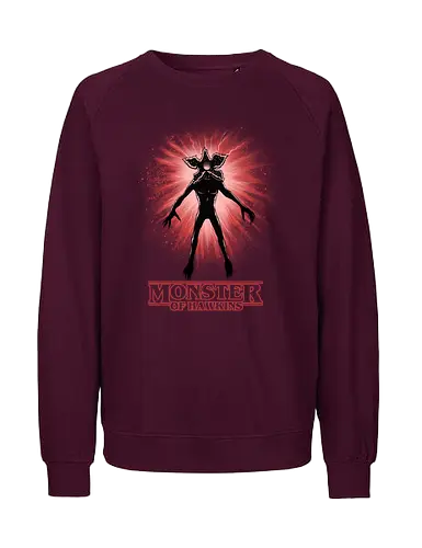 Flower Face Monster - Demogorgon, Strange, Monster, Hawkins - Fairtrade Sweatshirt