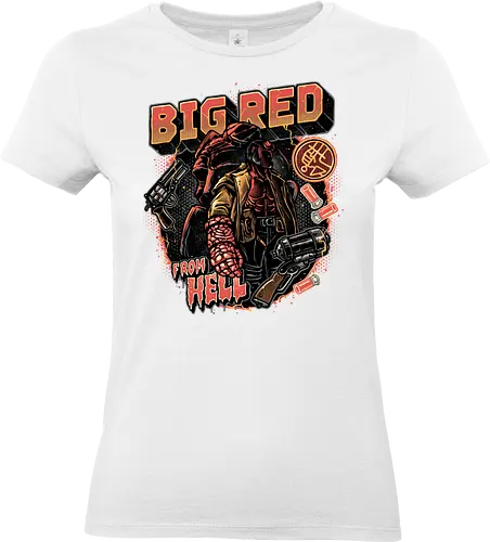 Big Red from Hell - Movie, film, demon, action, horror, comics, comic - Standard T-Shirt (Frauen)