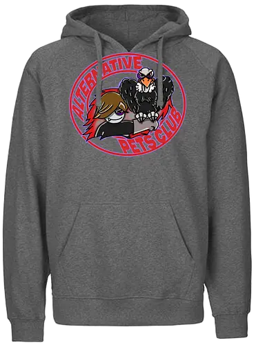 Alternative Haustier-Club Lustig Gothic Tierliebhaber - Alternative Haustiere, Gothic Tiere, Lustige Tiere, Dunkler Humor, Schwarzer Humor, Tierliebhaber, Gothic Stil, Alternative Szene, Tierclub, Kuriose Haustiere, Seltene Haustiere, Subkultur Tiere, Weird Pets, Skurrile Tiere, Fantasie Haustiere, Gothic Geschenk, Alternative Mode, Dark Aesthetic, Ungewöhnliche Tiere, Humorvolle Tiere, Tierfans, Kreative Haustiere, Alternative Kunst, Gothic Fans, Lustiger Stil - Fairtrade Hoodie