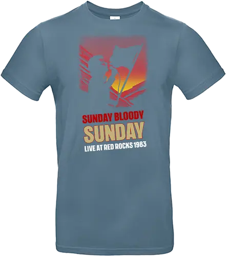 Sunday Bloody Sunday Music Art - music, album cover, funny, funny quote, funnytee, happy new year, music album, music artist, new years eve party, pop music, rock, rock bands, rock music, song lyrics, u2 - Standard T-Shirt