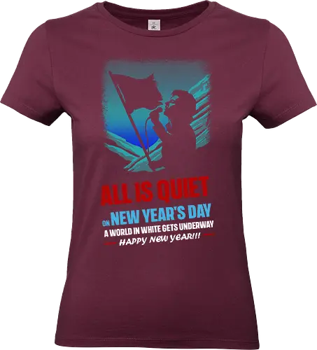 Happy New Year Musical Parody - music, album cover, funny, funny quote, funnytee, happy new year, music album, music artist, new years eve party, pop music, rock, rock bands, rock music, song lyrics, u2 - Standard T-Shirt (Frauen)
