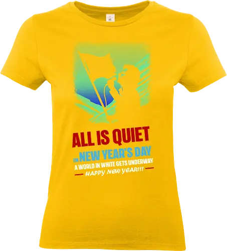 Happy New Year Musical Parody - music, album cover, funny, funny quote, funnytee, happy new year, music album, music artist, new years eve party, pop music, rock, rock bands, rock music, song lyrics, u2 - Standard T-Shirt (Frauen)