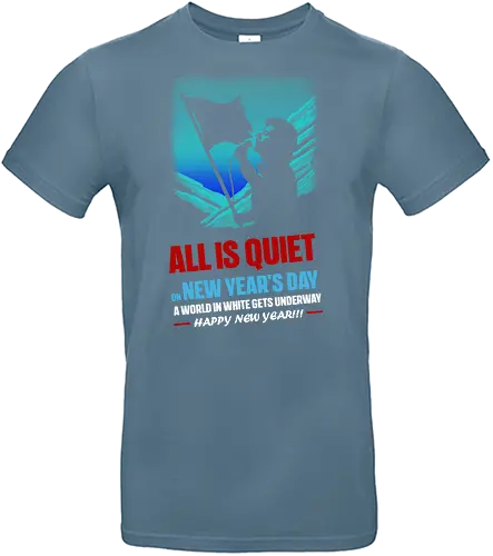 Happy New Year Musical Parody - music, album cover, funny, funny quote, funnytee, happy new year, music album, music artist, new years eve party, pop music, rock, rock bands, rock music, song lyrics, u2 - Standard T-Shirt