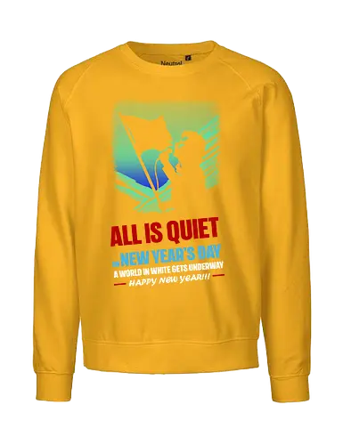 Happy New Year Musical Parody - music, album cover, funny, funny quote, funnytee, happy new year, music album, music artist, new years eve party, pop music, rock, rock bands, rock music, song lyrics, u2 - Fairtrade Sweatshirt