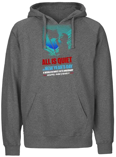Happy New Year Musical Parody - music, album cover, funny, funny quote, funnytee, happy new year, music album, music artist, new years eve party, pop music, rock, rock bands, rock music, song lyrics, u2 - Fairtrade Hoodie