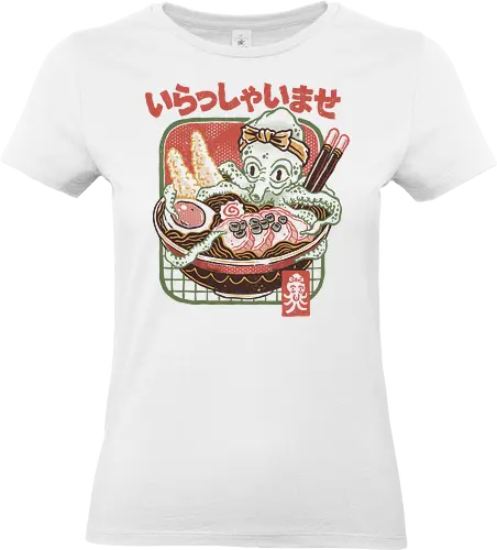 Welcome Ramen Lovers - Ramen, Japan, Japanese, noodles, soup, octopus, food - Standard T-Shirt (Frauen)