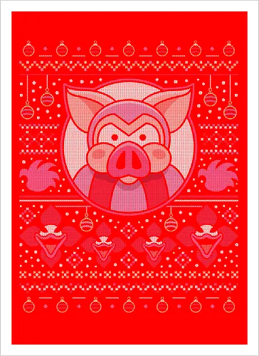 Evil Pigs Ugly Sweater