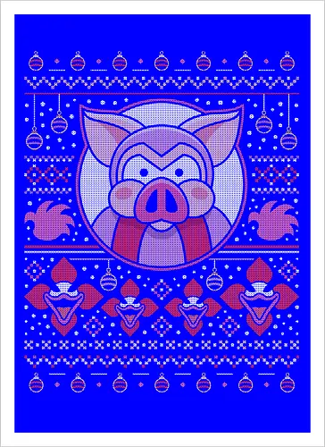 Evil Pigs Ugly Sweater