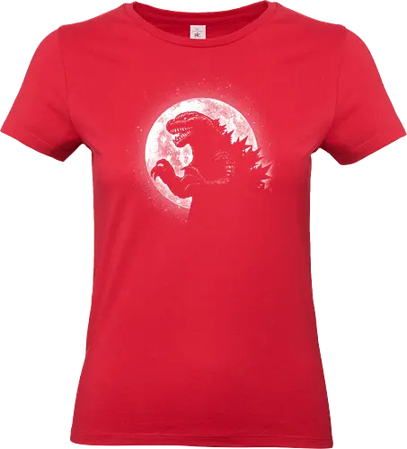 Moonlight Kaiju - monster, kaiju, godzilla artwork, Kaiju, Kaiju, fan art, sci-fi, anime, film, pop culture, creature - Standard T-Shirt (Frauen)