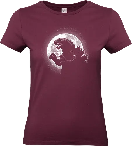 Moonlight Kaiju - monster, kaiju, godzilla artwork, Kaiju, Kaiju, fan art, sci-fi, anime, film, pop culture, creature - Standard T-Shirt (Frauen)