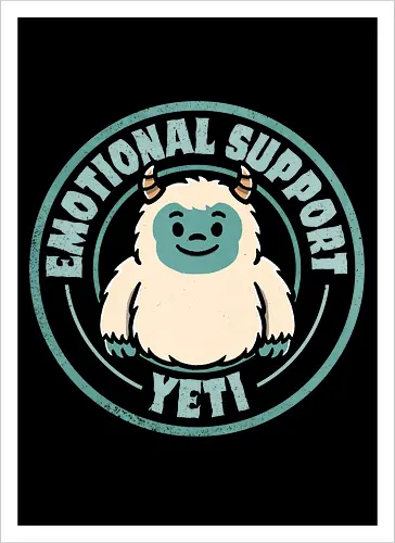 Emotional Support Yeti