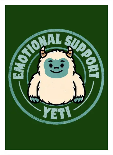 Emotional Support Yeti